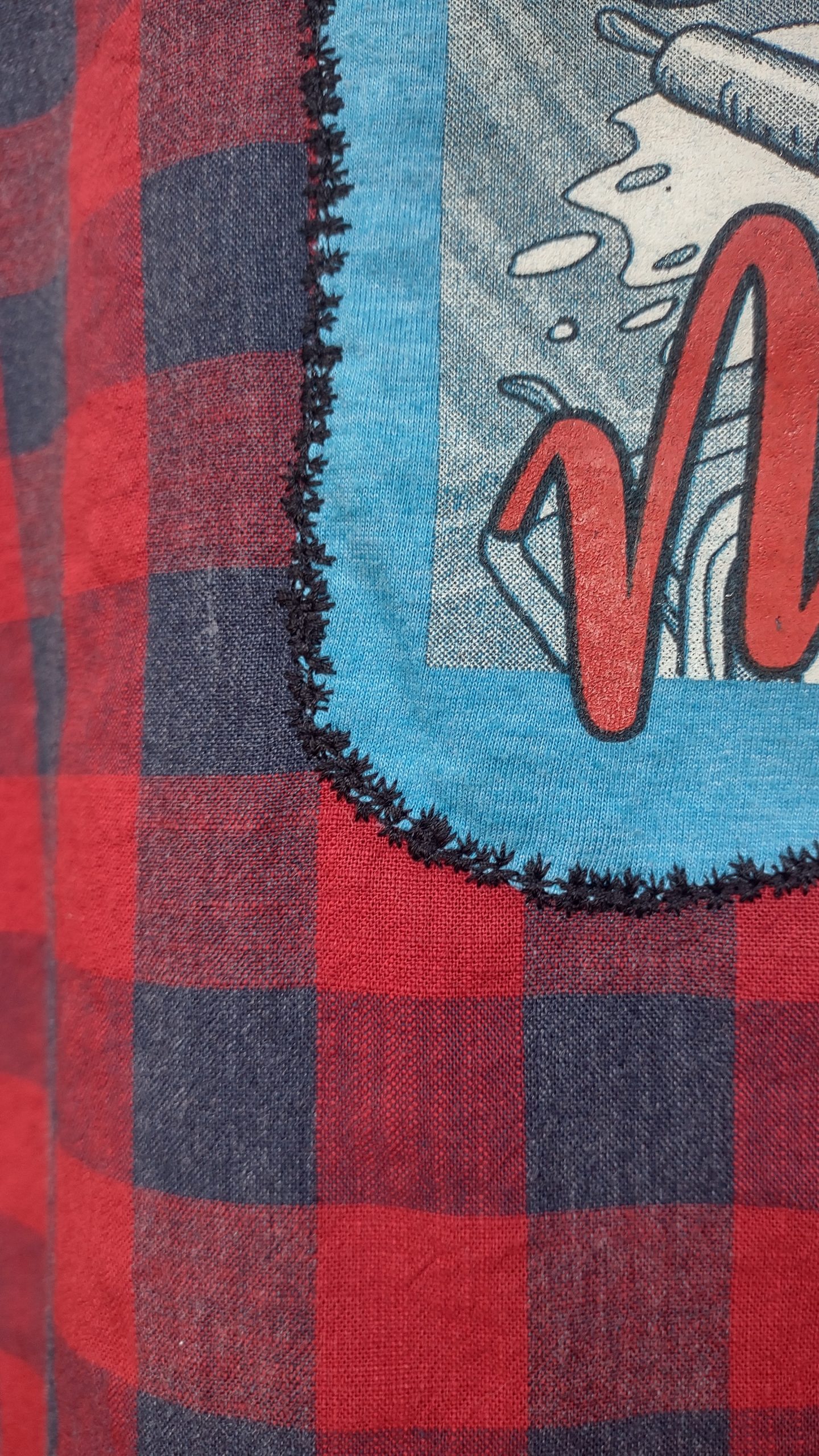 Party Like A Mother UpCycled Flannel - Image 4