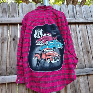 Keep Truckin Flannel Large